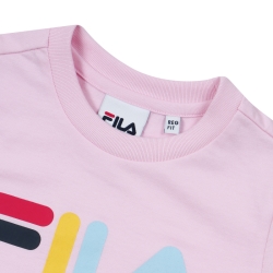 Fila Colorful Round - Poikien Poolopaita - VaaleanPinkki | FI-90523